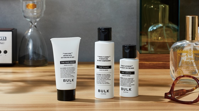 BULK HOMME「THE TRAVEL SET FOR FACE CARE」付プラン
